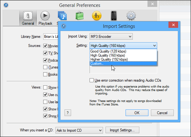 Tilpasset bitrate