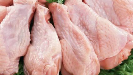 Hvordan lagres kyllingkjøtt?