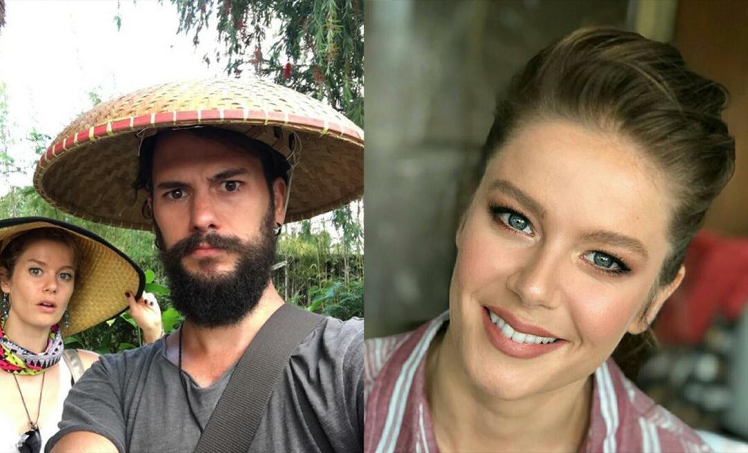 Burcu Biricik har delt et bilde med mannen sin! Det var en slik kommentar på bildet