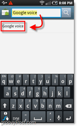 Mobilt Android Market Google Voice