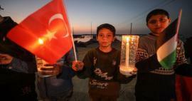 Palestinske barn Tyrkia hendelse som beveger Tyrkia! 