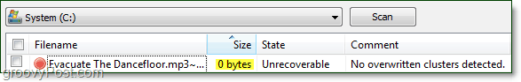 null byte-filer er sannsynligvis ikke gjenopprettbare