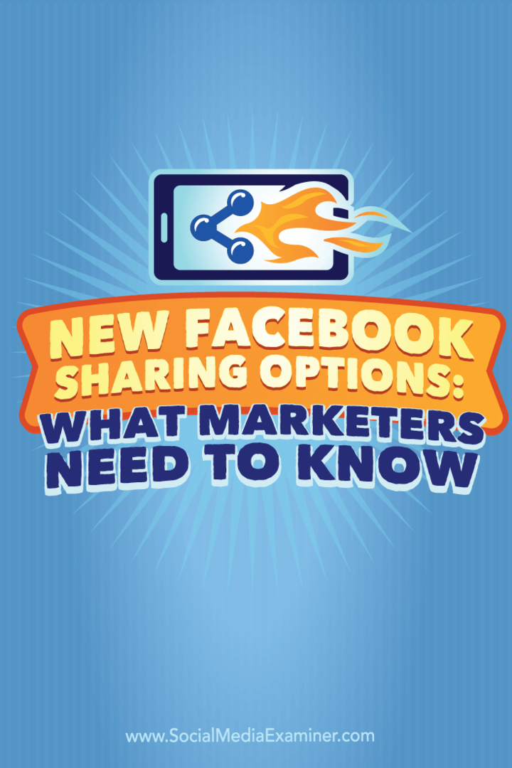 bruk delingsalternativer for facebook for å øke engasjementet