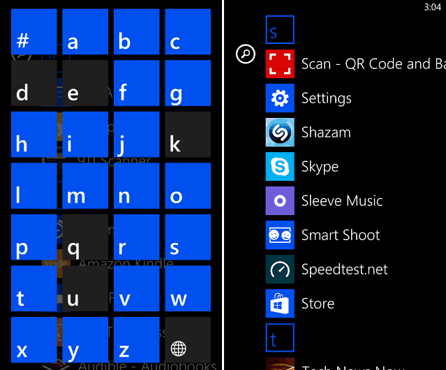 Apper Windows Phone 8