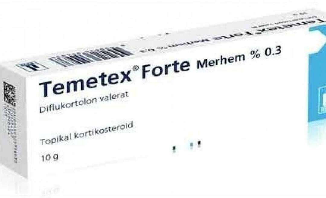 Hva er Temetex krem, hva er bivirkningene? Bruken av Temetex krem!