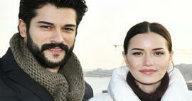 Romantiske positurer fra paret Burak Özçivit og Fahriye Evcen! Det var en hendelse på sosiale medier