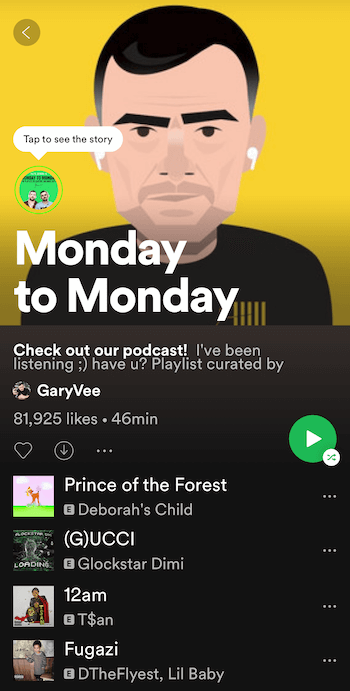 'Mandag til mandag' Spotify-spilleliste fra GaryVee