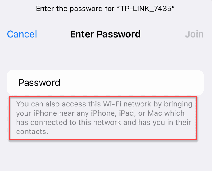 dele et wi-fi-passord på iphone