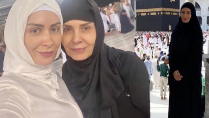 Modell Irmak Atuk dro til Umrah med moren Sevim Atuk!