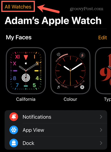 apple watch alle klokker