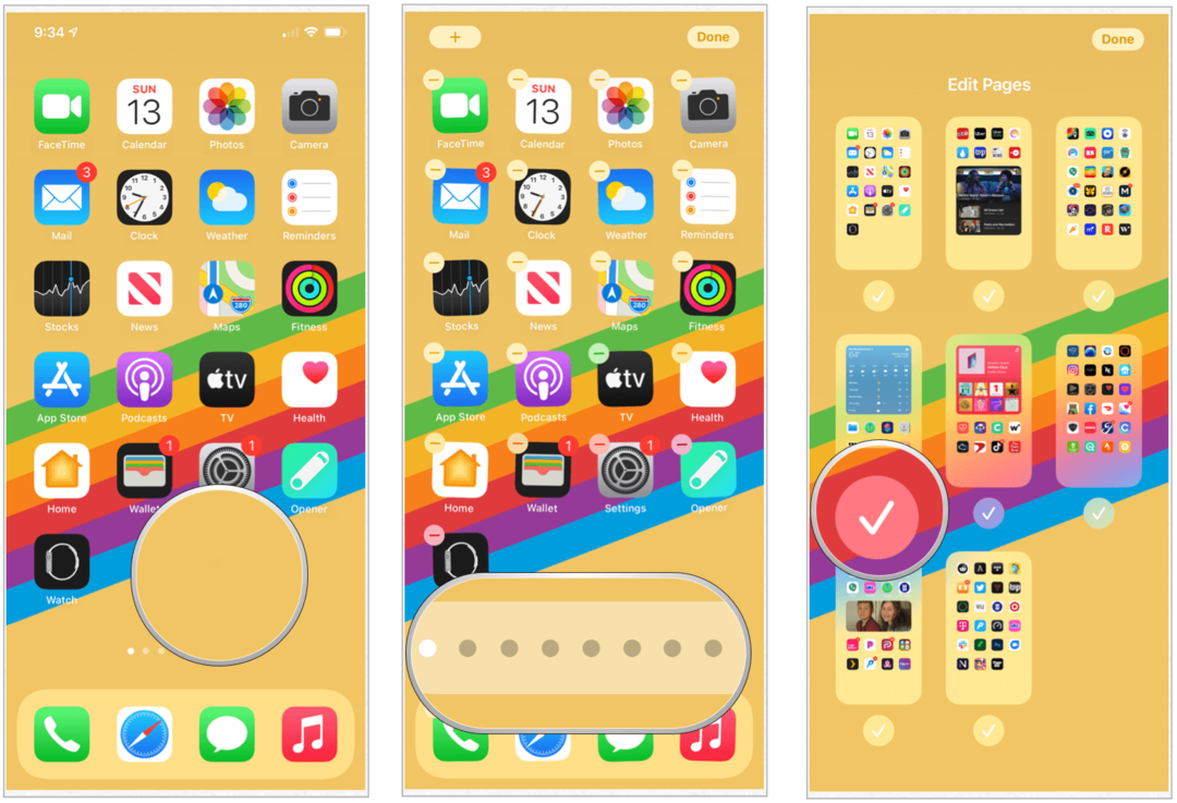 iOS 14 skjul appskjermbilder