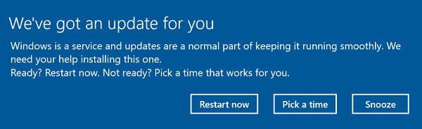 Windows 10 Creators oppdaterer for å løse automatiske omstarter etter oppdateringer