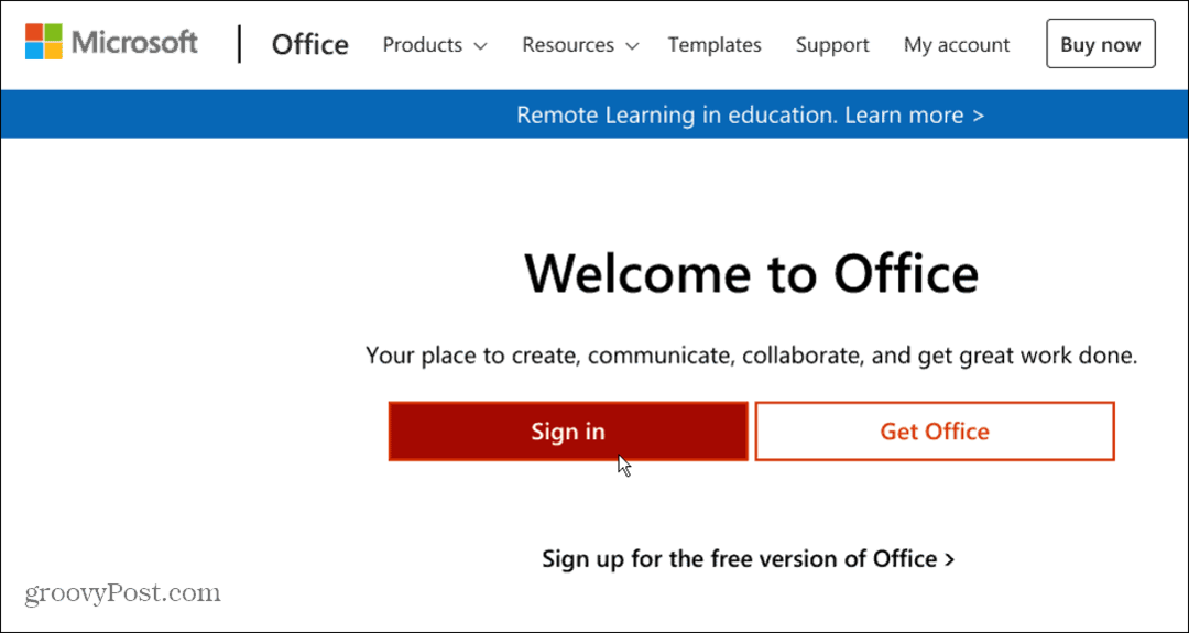 office-dot-com bruk Microsoft Office på en Chromebook