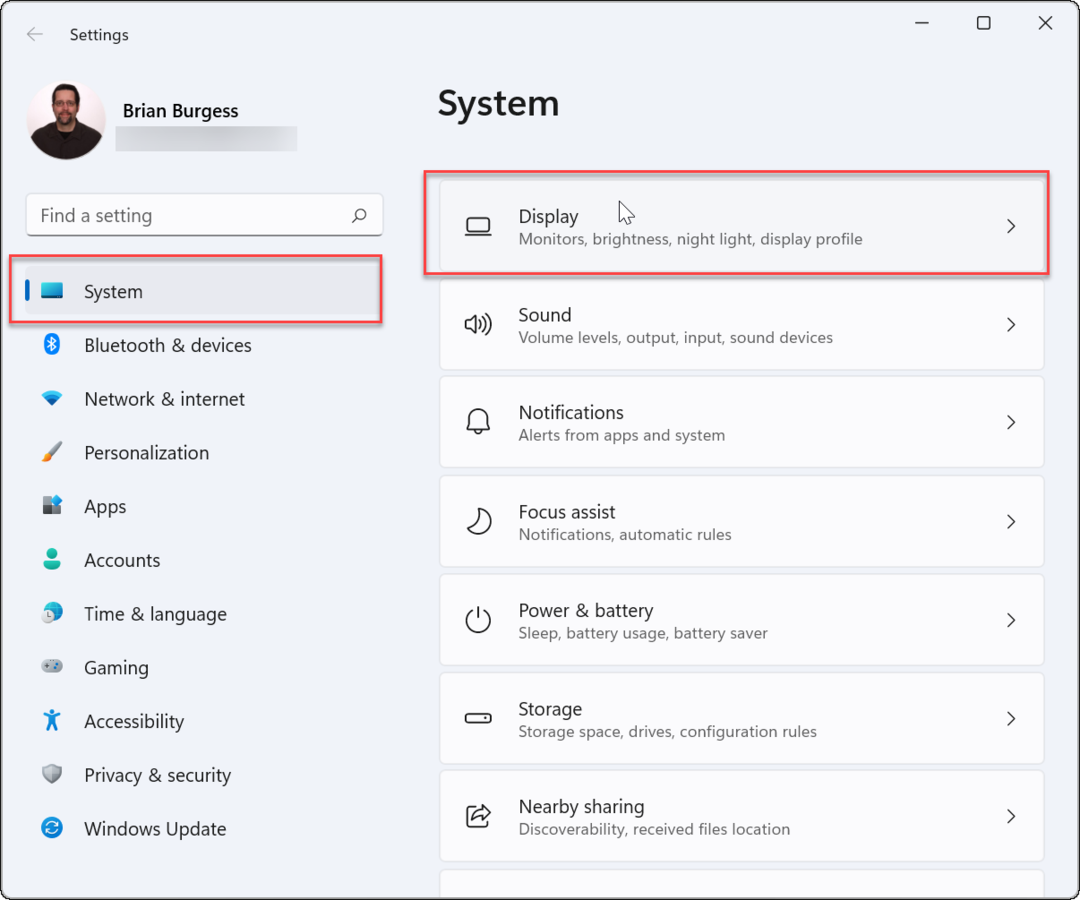 innstillingene viser Windows 11