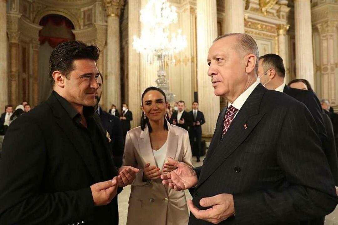 Hakan Ural og president Recep Tayyip Erdogan