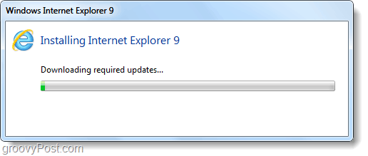 Internet Explorer 9 Beta Installer sakte, oppdateringer, nedlasting