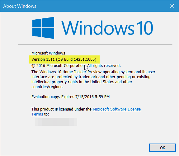 Windows 10 Redstone Preview Build 14251 tilgjengelig for innsidere