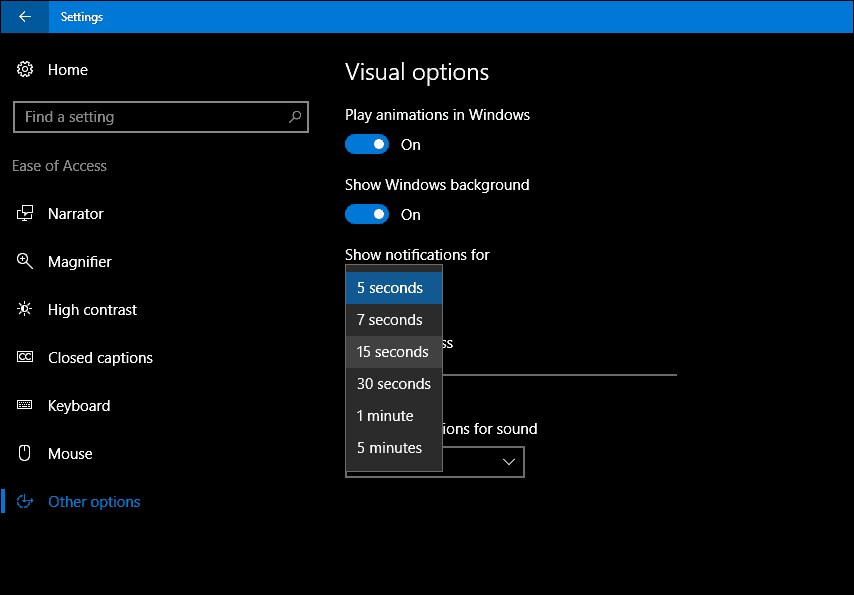 Slik holder du Windows 10-varslene på skjermen lenger