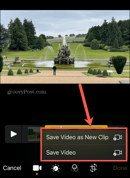iphone lagre video som nytt klipp