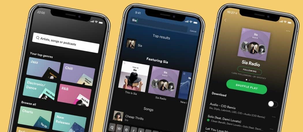 Hvordan overføre Spotify-spillelister til en ny konto