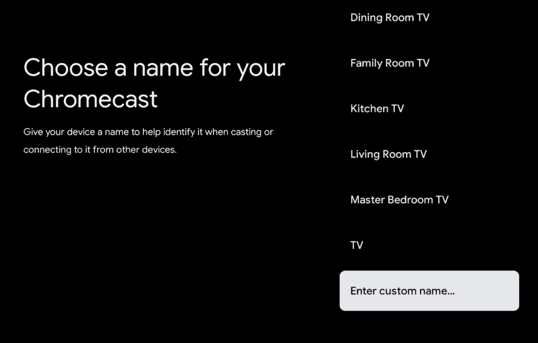Hvordan endre navn på Chromecasten din med Google TV