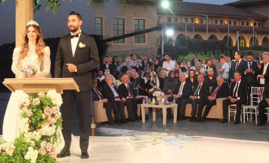 Feyza Başalan og Çağatay Karataş giftet seg! Politikere strømmet til bryllupet