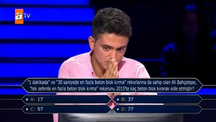 Hikmet Karakurt, som markerte Who Wants To Be A Millionaire, holdt sitt løfte!