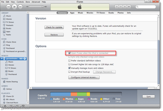 Hvordan stoppe iTunes fra å starte automatisk når du kobler til iPhone eller IPod