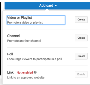 Bruk YouTube-kort for å forlenge kanalens vakttid.