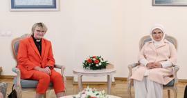 Emine Erdogan møtte kona til den svenske statsministeren! Erdogan uttrykte sin sorg