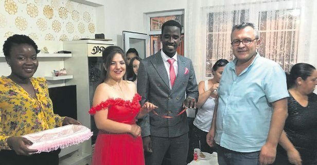 Senegalesisk brudgom til Kayseri