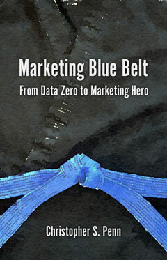 markedsføring av blå belte bokomslag