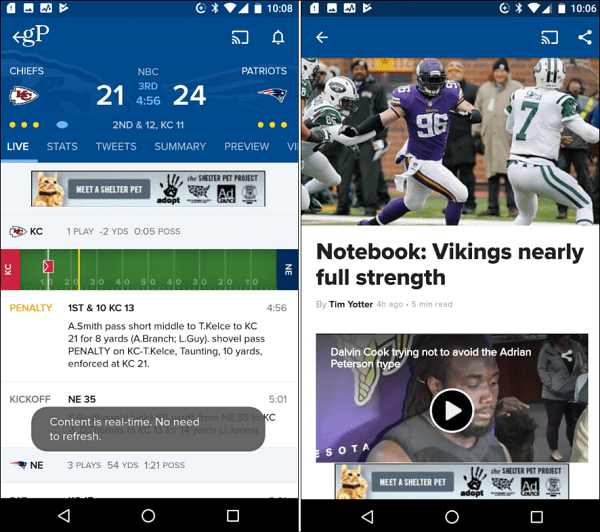 cbs sports android app