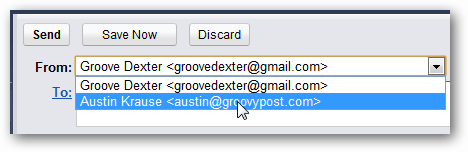 Velg adresse i gmail