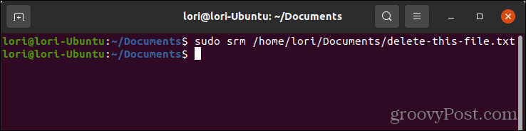 Slett en fil på en sikker måte ved å bruke sikker-sletting i Linux