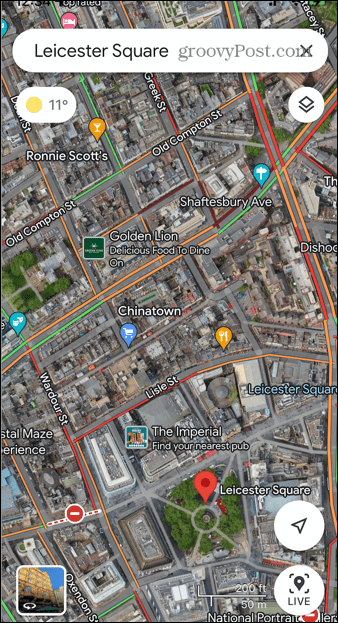 google maps trafikk