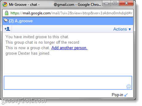 gruppeprat i gmail-chat