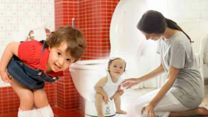 Hvordan legge bleier på barn? Hvordan skal barn rengjøre toalettet? Toalett trening ..