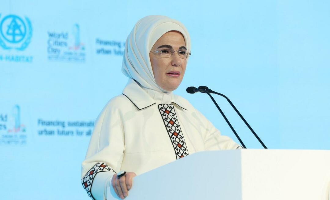 World Cities Day-innlegg fra First Lady Erdoğan!