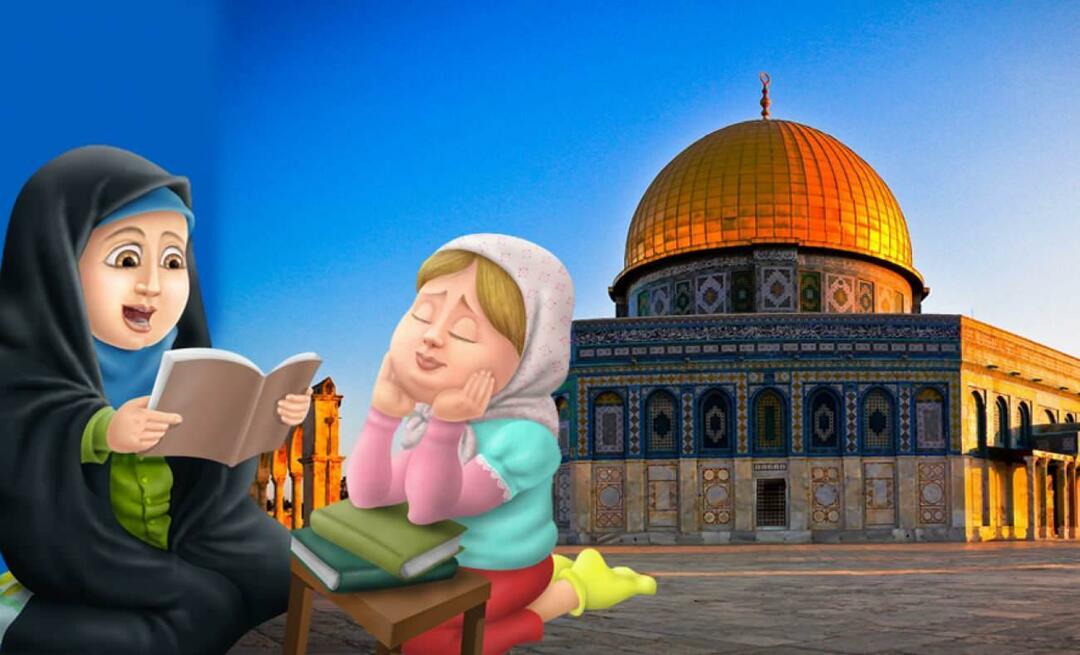 Hvordan skal vi forklare Jerusalem, hvor vår første qibla, Masjid al-Aqsa, ligger for barna våre?