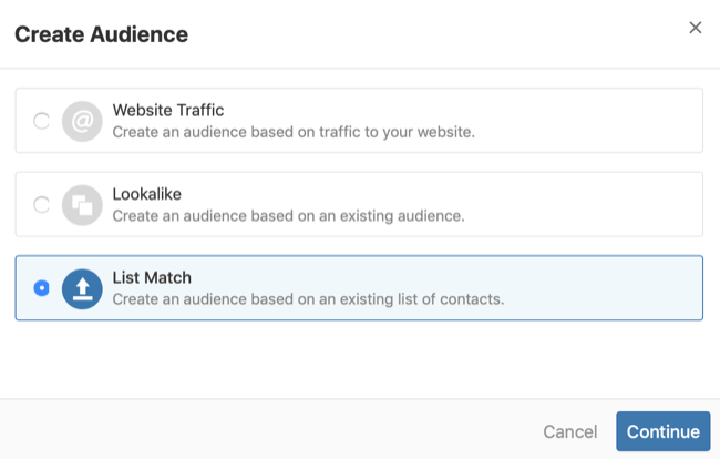 trinn 2 av hvordan du lager Quora-listen match publikum