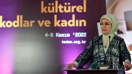 Emine Erdogan er den femte presidenten i KADEM. Internasjonalt toppmøte for kvinner og rettferdighet