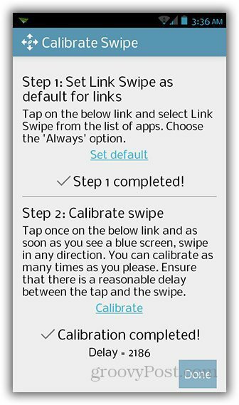 Android App LinkSwipe gjør mer enn bare å åpne koblinger