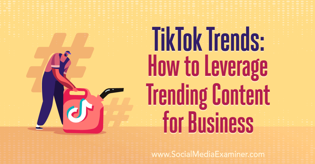 TikTok Trends: Hvordan utnytte populært innhold for bedrifter med innsikt fra Wave Wyld på Social Media Marketing Podcast.