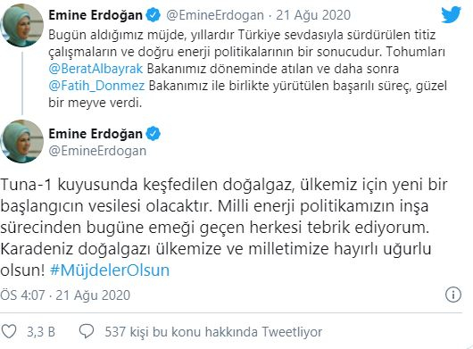 Emine Erdogan deling