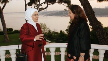 Førstedame Erdoğan møter den irakiske presidentens kone Serbagh Salih