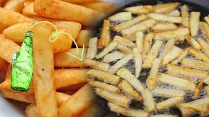 Hvordan lage pommes frites med brus som smaker chips? Pommes frites med mineralvann