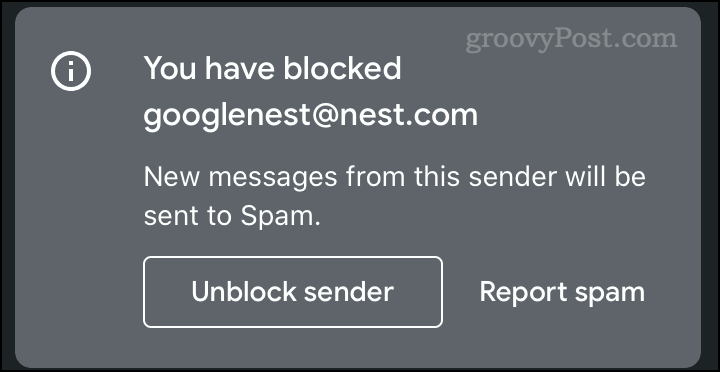 Blokkerte e-postvarsler i Gmail