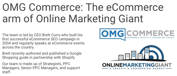 OMG Commerce er et fullstendig traktbyrå.