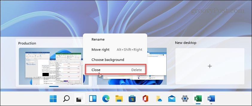 Lukk Virtual Desktop Windows 11